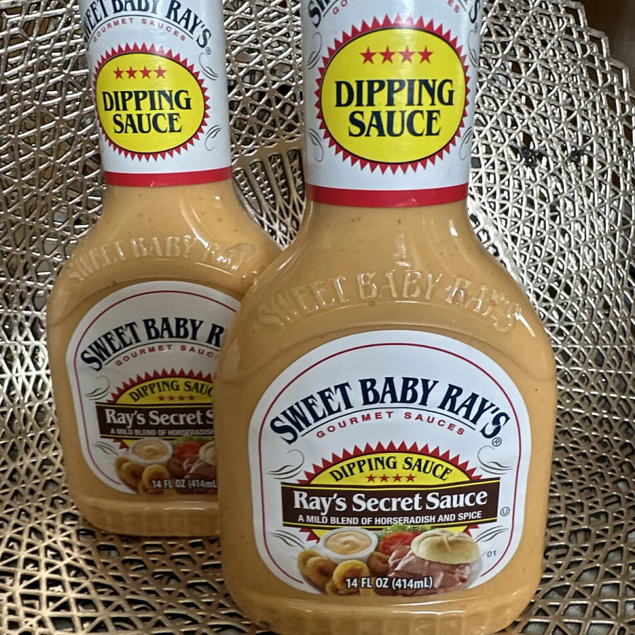 Bottle of Sweet Baby Ray\'s Secret Sauce